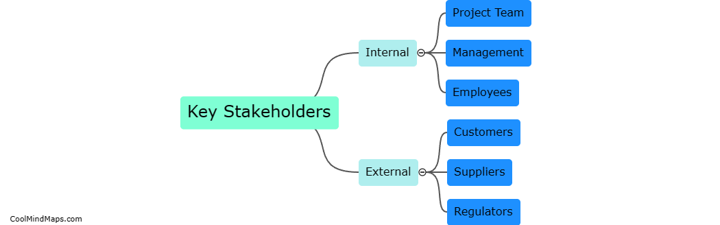 Who are the key stakeholders involved in the project?