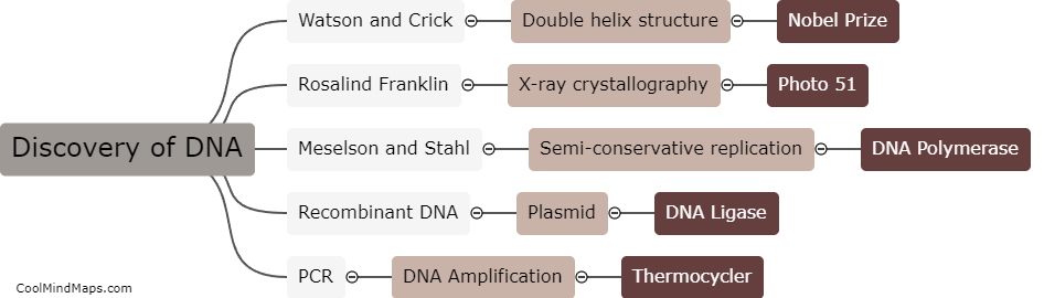 What are the major milestones in the history of DNA?