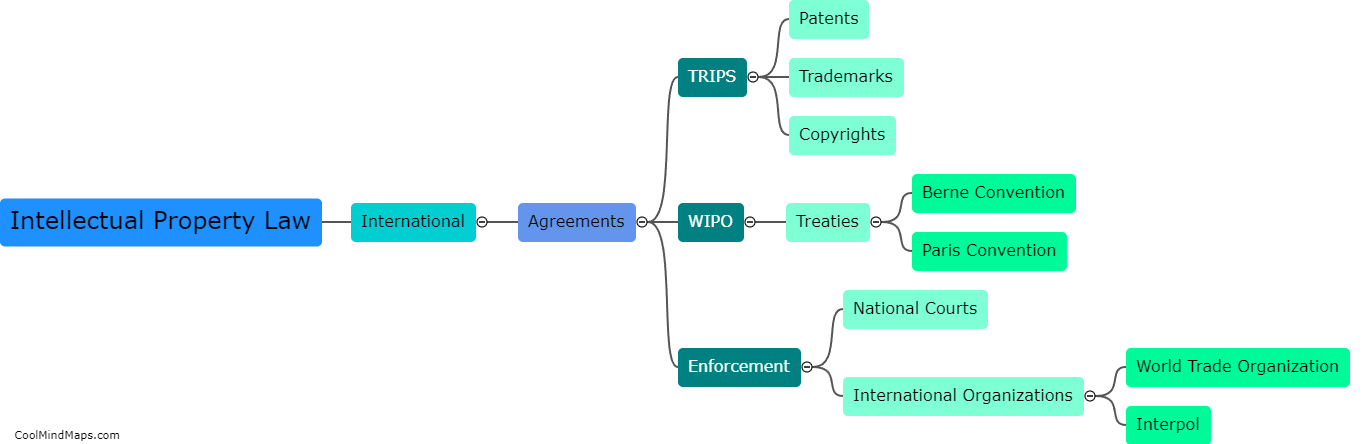 How does international intellectual property law work?