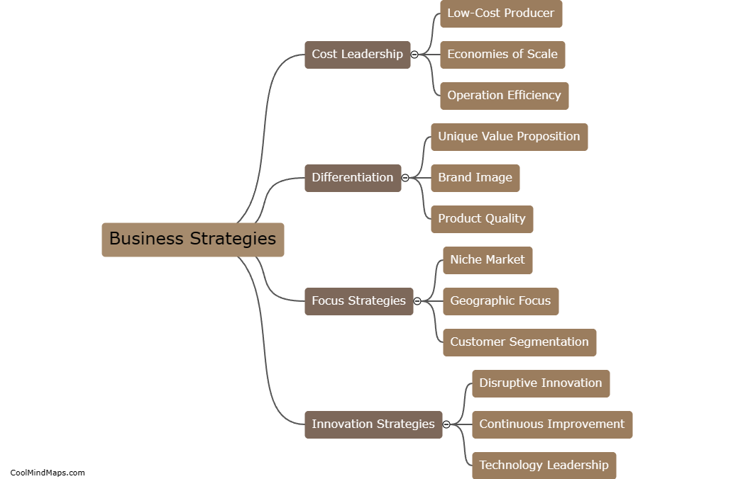 What are the different types of business strategies?