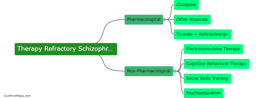 What are the available treatment options for therapy refractory schizophrenia?