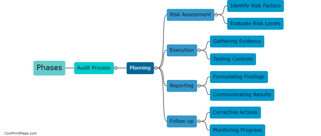 What are the phases of a traditional audit process?