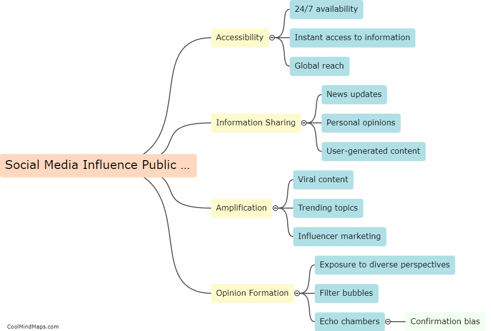 How does social media influence public opinion?