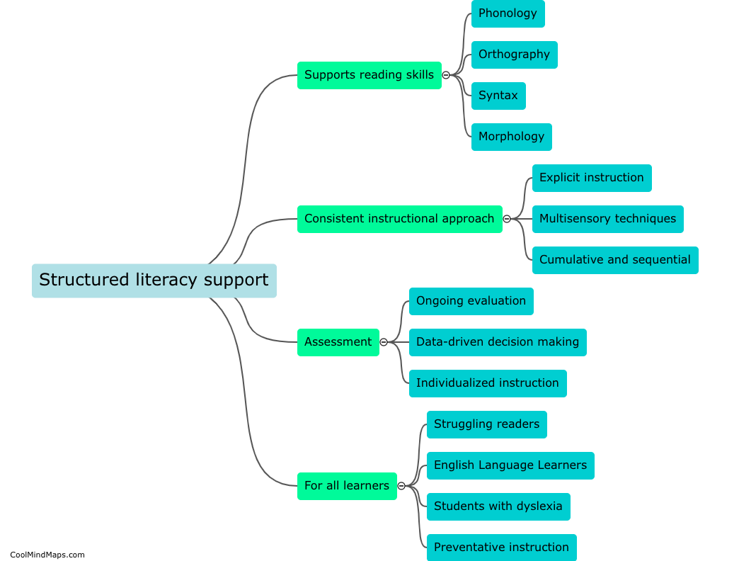 What is structured literacy support?