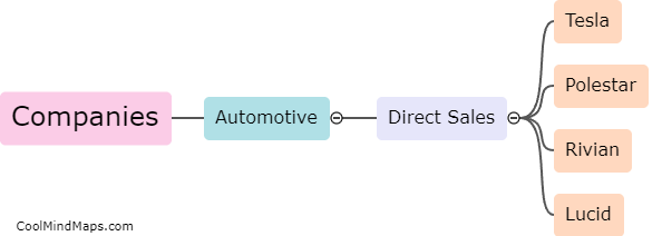 examples of companies using automotive direct sales model