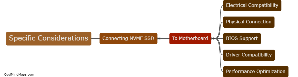 Are there any specific considerations when connecting an NVME SSD to a motherboard?